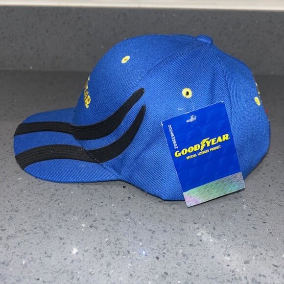 New With Tag Goodyear Collection Strapback Cap Baseball Hat New With Tags NWT - Picture 2 of 4